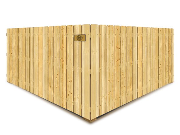 Meldrim GA stockade style wood fence
